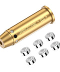 Red Laser Bore Sight for .357 Magnum and .38 Special with batteries, Class IIIA, shown with extra LR41 battery sets