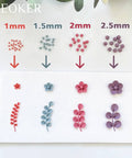 Four Bead Sizes Polymer Clay Bead Roller Kit With Bead Maker And Molds For Clay Crafting Create Beads In 1mm 1.5mm 2mm And 2.5mm