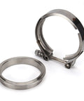 3 Inch Stainless Steel V Band Flange And Clamp Kit For Turbine Housing Outlet Fits 3 Inch Tubing For T4 T67 T72 T76 Turbochargers