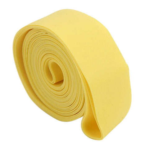 2 Pack PVC Rim Tape for 26 Inch Mountain Bikes High Elasticity Puncture Proof Inner Tube Protector Rim Strip Shield Prevent Spokes Punctures and Tire Damage, rolled view