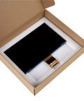 Heavy Duty 10.1 Inch 12K Monochrome LCD Screen Replacement For 3D Resin Printers in protective packaging.