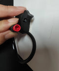 Close-up of connector on Ultra Thin Flexible CIGS Solar Panel Charger For Portable Power On The Go, Waterproof Photovoltaic Solar Cell.