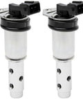 Vanos Solenoid Oil Control Valve Set Two Pack For BMW Engine Timing Replacement To Improve Power Throttle Response And Fuel Economy