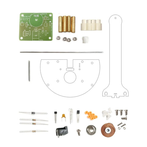 Components of Magnet Pendulum DIY Science Kit for Hands On Learning Without Cord Easy Assembly Magnetic Induction Experiments for Kids