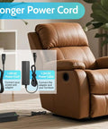 Brown recliner with 29V 2A Recliner Power Adapter With Long Cables 100 To 240 V Input 50 60 Hz Switching Transformer Replacement Part