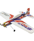 Sbach342 39 Inch EPP Foam RC Plane Kit For Newbies To Pros, colorful aerobatic model airplane side view, unassembled, without electronics.