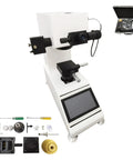 Top Shelf Digital Vickers Hardness Tester With Snappy Touch Screen Panel and Auto Loading Mechanism for swift lab assessments.