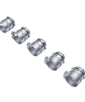 Dead On One Inch Squeeze Conduit Connector Heavy Duty Die Cast Zinc Alloy Electrical Wire Clamp set of five for secure wiring jobs