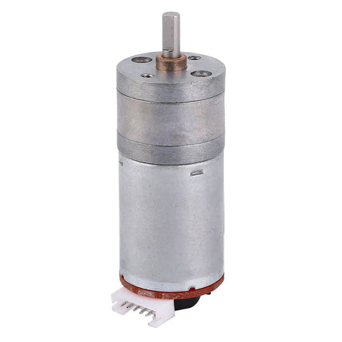 DC Motor With Encoder 12V Gearbox Kit with Mounting Bracket 500 RPM 65mm Wheel for Smart Car Robot JGA25 371 Speed 130