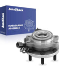 Front Wheel Hub Bearing Assembly With ABS For Nissan Frontier Xterra Equator Suzuki 2005 To 2025, includes ABS sensor, AutoShack box