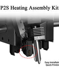 P2S Heating Assembly Kit for Bambu Lab 3D Printer With Ceramic Zirconia Heat Insulation Block Heater Cartridge Thermistor