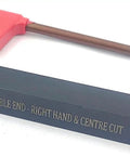 Pro Grade Double End Indexable Turning Tool For CNC And Lathe With 20 Millimeter Square Shank Right Hand And Center Cut Includes 2 TCMT Carbide Inserts Torque Screws And Key Hardened Epoxy Black Finish visible with tool