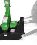 4 Inch PTO Powered 3 Point Wood Chipper Shredder Mulcher Attachment For Tractors Up To 45HP With PTO Shaft Included BX42S Green