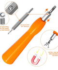 Torx T6 T15 Double End Doorbell Screwdriver For Ring Replacement And Installation showing orange handle and double-end design.