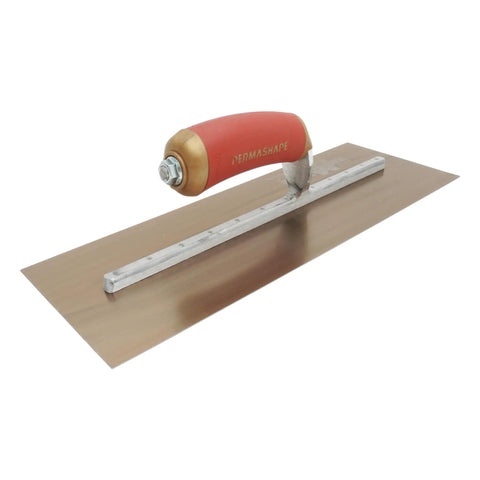 DuraFlex Finishing Trowel Pro Grade 14 By 5 Inch With 11 5/8 Inch Mounting And DuraSoft Handle Made In USA for plaster, drywall, EIFS, stucco.