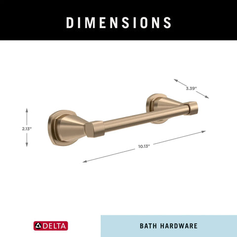 8 Inch Champagne Bronze Wall Mounted Towel Holder For Bathroom And Kitchen Space Saving Towel Bar with dimensions