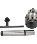 Beast Mode Mt2 Drill Chuck Arbor Fits 5 64 To 1 2 Inch With Key For Lathe Tailstock And Cnc Tools Giving A Locking Tight Grasp On All Bits Preventing Slip Ups When Cutting Hard Parts As Accuracy Matters And You Need Solid Power In Your Shop, MT2-B16