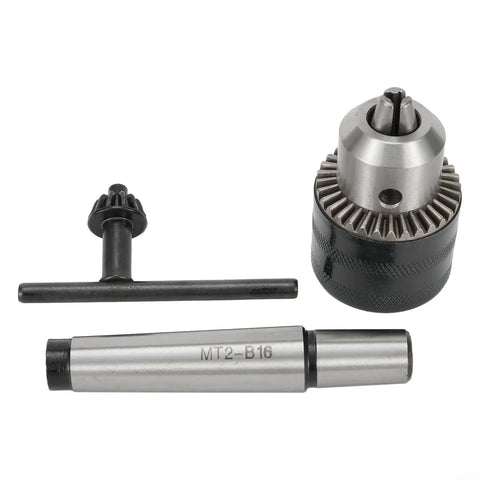 Beast Mode Mt2 Drill Chuck Arbor Fits 5 64 To 1 2 Inch With Key For Lathe Tailstock And Cnc Tools Giving A Locking Tight Grasp On All Bits Preventing Slip Ups When Cutting Hard Parts As Accuracy Matters And You Need Solid Power In Your Shop, MT2-B16