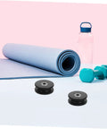 Two Pack Fixed Pulley Roller For Gym Cable Systems Quiet Nylon Wheel Replacement For Home Gym And Hospital Fitness Equipment With Dual Bearing Silent Operation Pro Grade, black