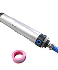 Mini Pneumatic Cylinder MAL 32x125 Double Acting Aluminum Single Rod 32mm Bore 125mm Stroke with blue protective cap