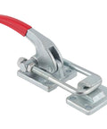 Beefy Heavy Duty Toggle Latch Clamp With 7716 Lbs Capacity Adjustable Threaded U Bolt Self Lock Tire Carrier Latch 40380 Pull Action Toggle Clamp Tool With U Hook, cast alloy steel