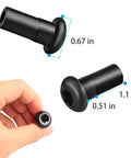 Door Hinge Nuts Anti Rust Hinge Lock Kit for Jeep Wrangler and Gladiator 2018 2019 2020 2021 shown with dimensions