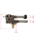 Beefed Up Pump Head With Thermal Relief Valve Replacement dimensions and fittings layout for SRMW2.3GPM sprayers