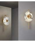 Sleek Copper Wall Sconces Featuring Glare Free Led Illumination Ideal For Bedroom Nightstands And Hallways delivering soft light with artistic details.