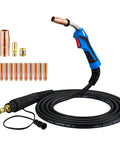 Get Ready To Weld Like A Pro With This Top Notch 250A Mill M-25 Mig Welding Gun featuring a 15ft cable and multiple tips.