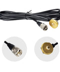 NMO Antenna Mount With 13ft RG58 Cable And L Shape Bracket, connectors detail, Low Profile Mobile Antenna Kit.
