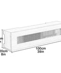 Dope Wall Mounted Rattan Router Cabinet Hides Smart Home Gear Tucked Away For Chill Vibes In Any Space Featuring breathable slots, dimensions 20x100cm.