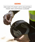 Standard Baseball Cap With Bump Cap Insert 8946 Black Work Hat Built For The Job Site Adjustable Hook And Loop Closure