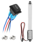 Compact 12V Mini Linear Actuator Tiny But Mighty With 64 Newtons Of Force And 15 Millimeters Per Second Speed Travel Range From 10 To 200 Millimeters Waterproof Switch Mounting Bracket High Torque Micro Electric Linear Motion Device