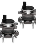 Rear Wheel Hub And Bearing Assembly For Focus 2012 2013 2014 2015 2016 2017 2018 With ABS 5 Lug Pair AUQDD 512466 ISO TS 16949