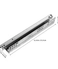 Two Pack Heavy Duty Bottom Mounted Drawer Slide Rails With Sleek Concealed Design For Super Smooth Quiet Glides Full Extension Metal Tracks Perfect For Kitchen Cabinets Dresser Desk Or Office Level Up Your Storage Game With Absolute Zero Hassle, 12.18 in metal rail
