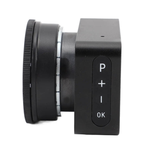 Side view of 4K Ultra HD Electronic Eyepiece For Telescopes And Microscopes, Moon Close Up Photography Camera showing buttons