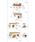Dimensions and weight details for Wooden Cable Management Box For TV And Computer Setup Hidden Cord Organizer And Power Strip Storage