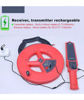 Pro Level Wall Scanner And Stud Finder with rechargeable batteries, ideal for locating PVC and metal pipes up to fifty centimeters deep.