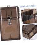 Rock Solid Waterproof Charger Cover For Electric Bike And Ebike Plug Protector Hood, brown, 9.63x6.09x3.93in, with a secure latch.