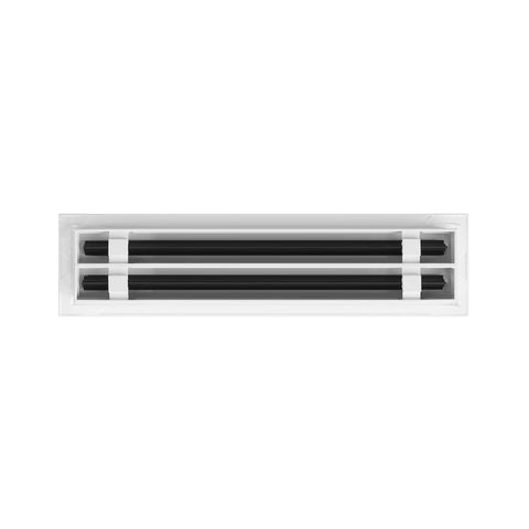 16x4 White Modern AC Vent Cover Decorative Air Vent Grille With Standard Linear Slot Diffuser For Ceiling Walls And Floors Easy Install