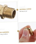 Copper Grease Nipples Assortment Kit For Automotive Use With High Hardness Copper Fittings held in hand showing detail