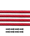 Carbon Fiber Chassis Braces Tubes Set Of Four For 1 To 10 RC Crawler Bumpers And Bull Bars 67mm 70mm 78mm Red Gloss Finish
