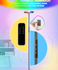 3-in-1 control methods for RGB LED Floor Lamp With Remote 36W 3600LM 69 Inch Tall Torchiere Upgraded 2025 Stepless Dimming