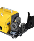 Hassle Free Screw Tap Sharpener Grinder For Swift Threading Touch Ups M5 To M20 Range With Precision Diamond Wheel, yellow AC motor design.