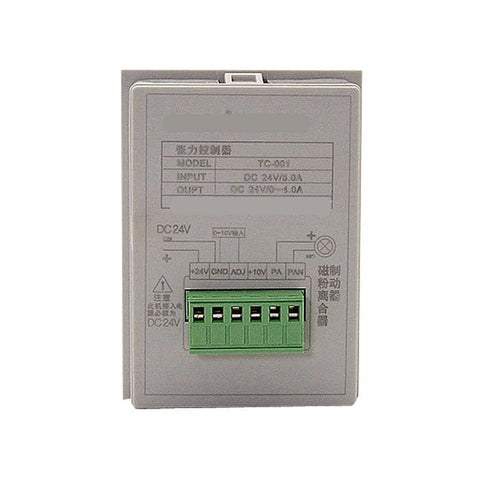 Front view of Magnetic Powder Tension Controller With Manual Adjustment for Industrial Clutches and Brakes, Stable Tension Regulation
