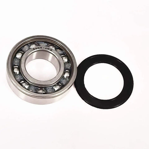10 Pack 6004-2RS Sealed Ball Bearings 20x42x12 For Snowmobiles - Deep Groove Design, Dual Rubber Seals, Chrome Steel Construction, High Speed Radial And Axial Load Support, Factory Lubricated, Durable, Precision Performance Bearings For Power Sports. 6004-2RS bearing and seal ring