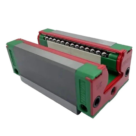 Rock Solid Metal Linear Motion Guide Slider CGH35HA Carriage Block Rails with Precision Actuator Slide side view of carriage block for CNC machines.