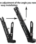 Adjustable Motorcycle Kickstand With Non Slip Foot Pad Side Parking Stand For Electric Motorcycles Fits Most Models