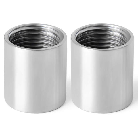 304 Stainless Steel Pipe Fitting Coupling Three Quarter Inch By Three Quarter Inch Npt Female Threaded Cast Connector Corrosion Resistant