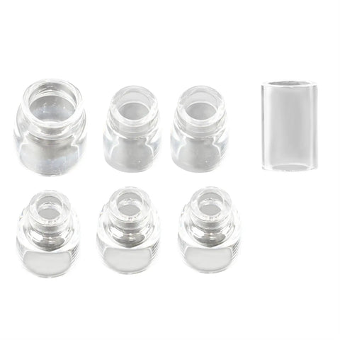 Glass cups from Complete TIG Welding Torch Kit For WP 17 18 26 Torches With Gas Lens And Glass Cups, 36 Piece Set